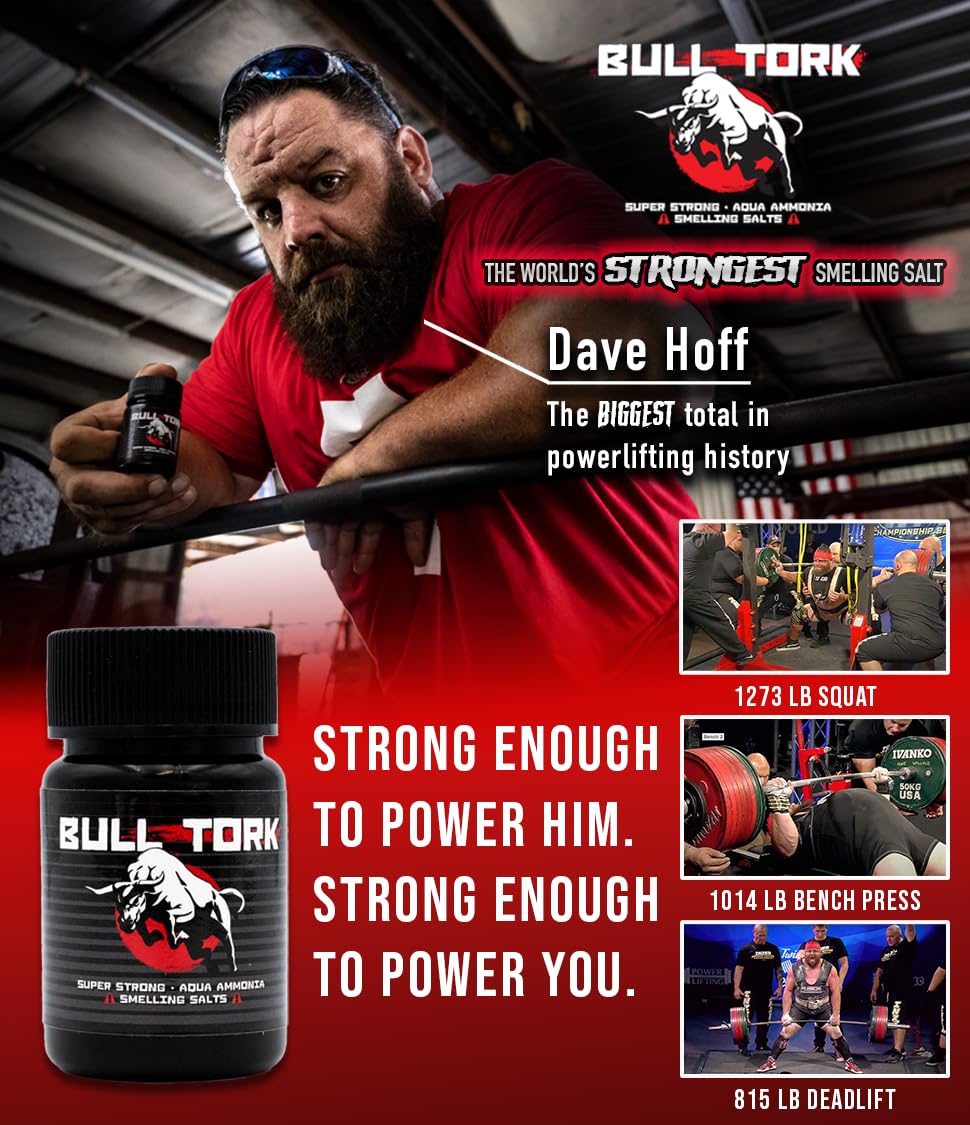 BULL TORK Smelling Salts - For Powerlifters